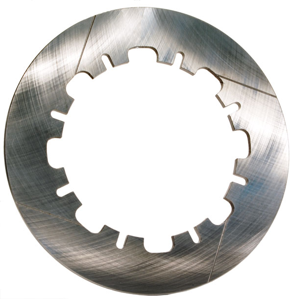 71029 14 inch steel rotor with cleaning grooves
